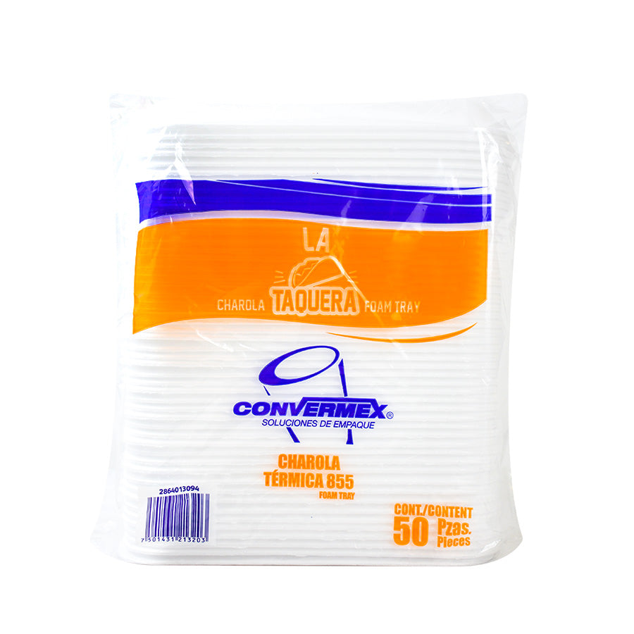 CHAROLA CONVERMEX 855 TERMICA 50-PZAS – Waldos a tu Casa
