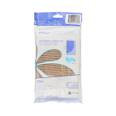 Toalla corporal Sponchy color azul.