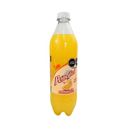 Agua mineral Peñafiel naranjada 600 ml.