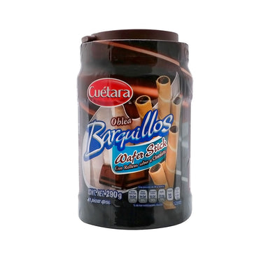Oblea Cuétara barquillos con relleno sabor chocolate de 290 grs.