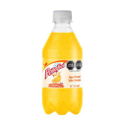 Agua mineral Peñafiel naranjada 355 ml.