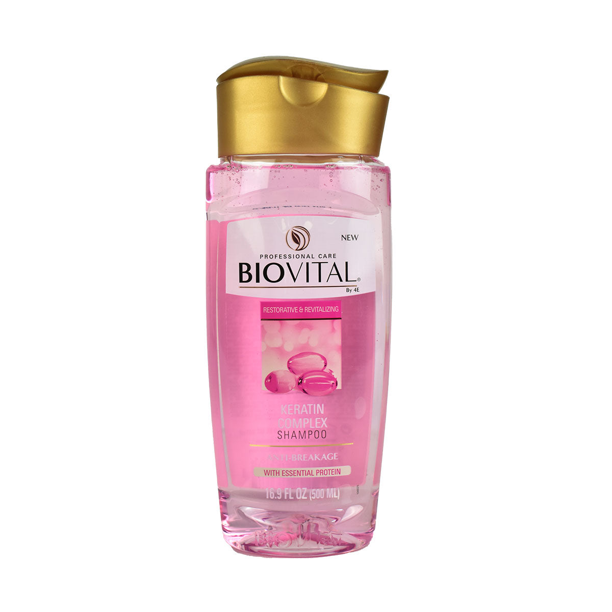 Shampoo BioVital complejo de keratina de 500 ml.