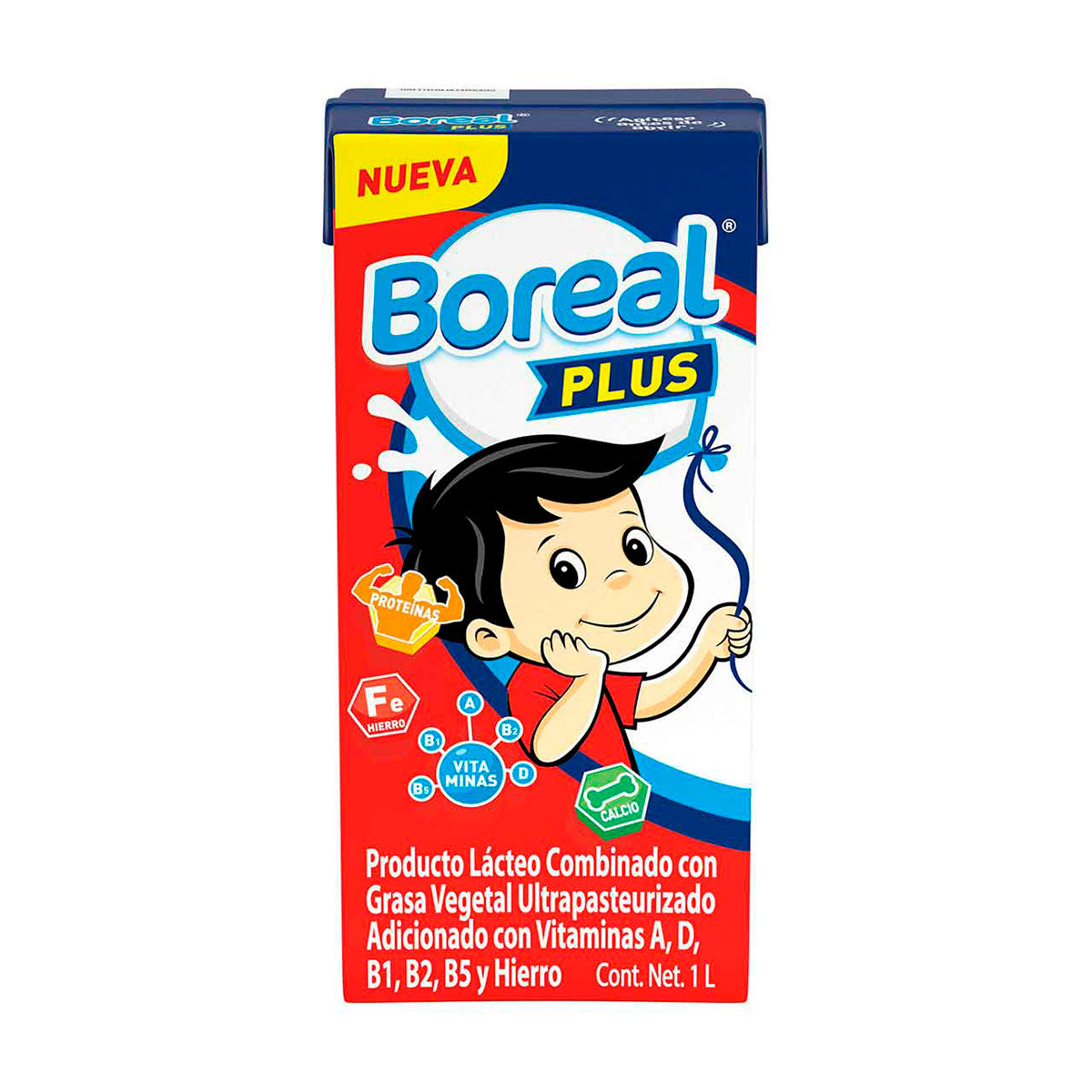 Producto lácteo Boreal Plus entera 1 Lt.