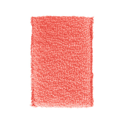 Toalla rígida para baño y masaje corporal color azul.