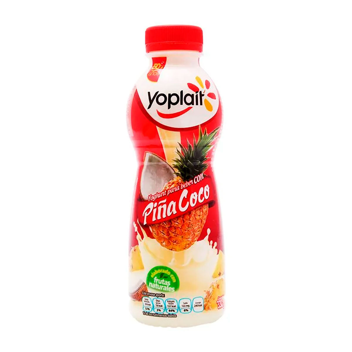 Yoghurt Bebible Yoplait con piña coco 330 grs.