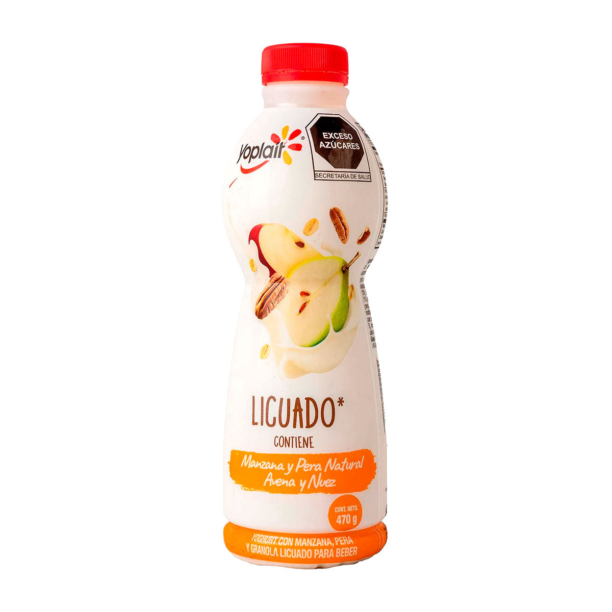 Yoghurt Bebible Yoplait licuado de pera con manzana 470 grs.