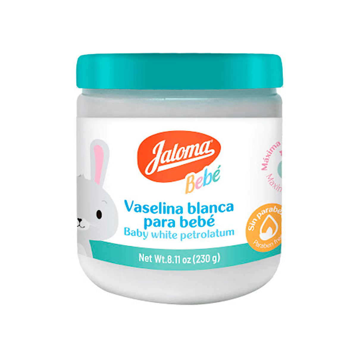 Jaloma vaselina blanca para bebé de 230 grs.