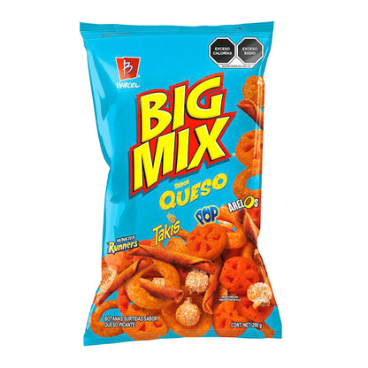 Botanas surtidas Big Mix de Barcel sabor queso picante 185 grs.