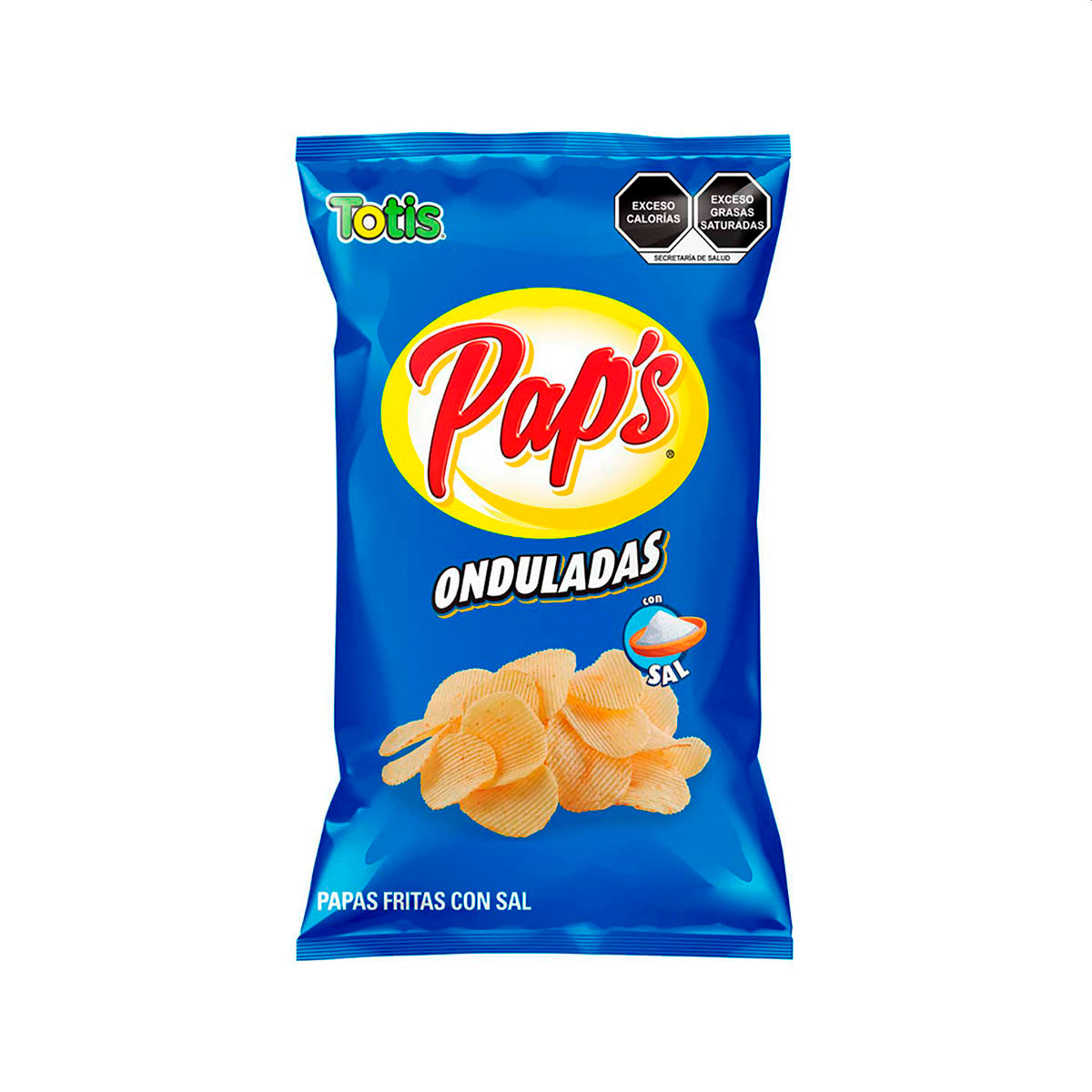 Papas onduladas con sal Totis Paps de 130 grs.