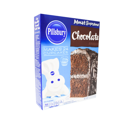 Harina preparada Pillsbury Moist Supreme sabor chocolate 432 grs.