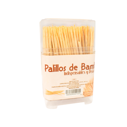 Caja de palillos con 300 pzas.
