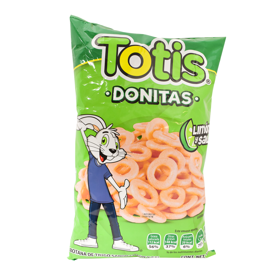 Donitas Totis sal y limón 110 grs.