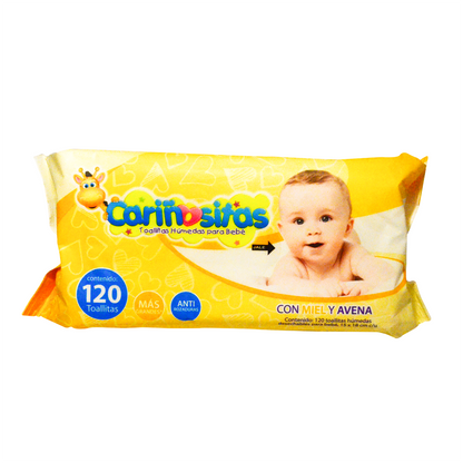 Toallitas húmedas con miel para bebé Cariñositas.