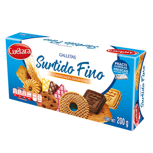 Galletas Cuétara surtido fino 200 grs.