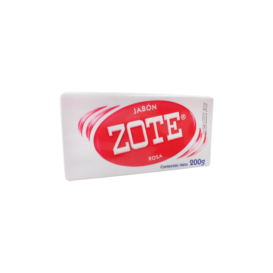 Jabón ZOTE en barra rosa de 200 grs.