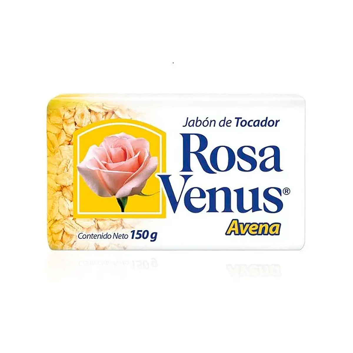Jabón de tocador rosa venus de avena de 150 grs.