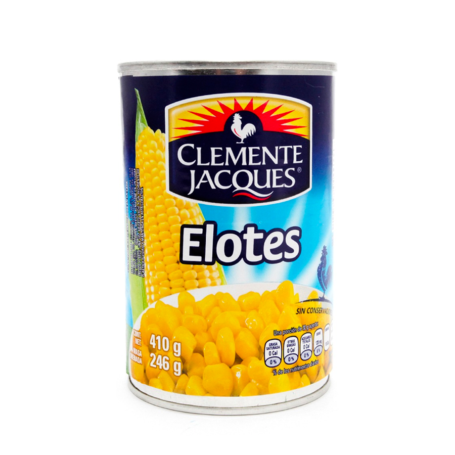 Lata de granos de elote Clemente Jacques 410 grs.