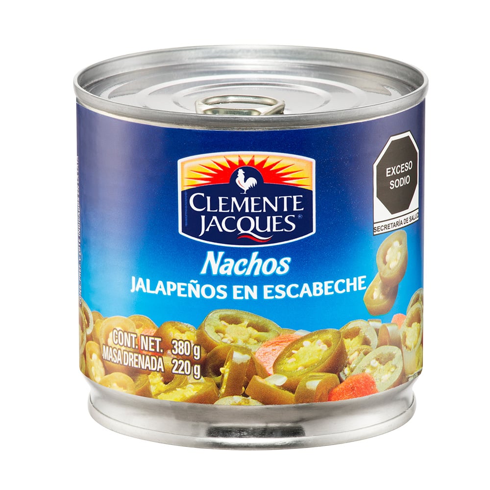 Chiles jalapeños Clemente Jacques 380 grs.