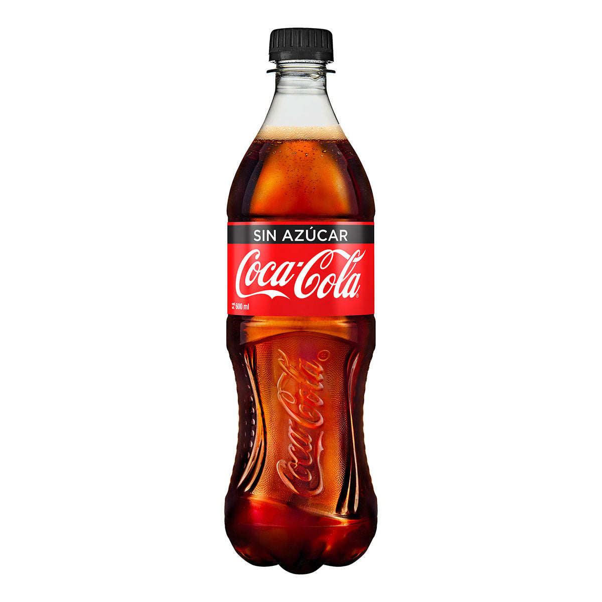 Coca Cola sin azúcar 600 ml.