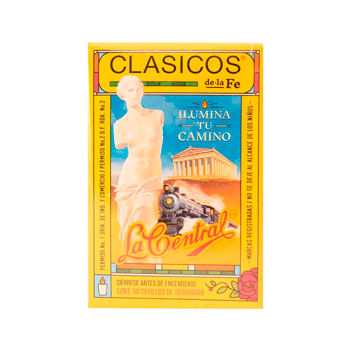 Cerillos clásicos La Central con 5 cajitas.