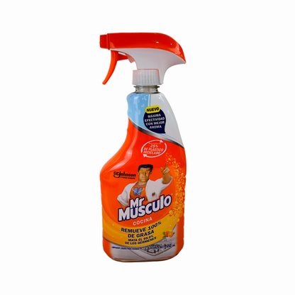 Limpiador lí­quido Mr. Músculo desengrasante para cocina de 650 ml.