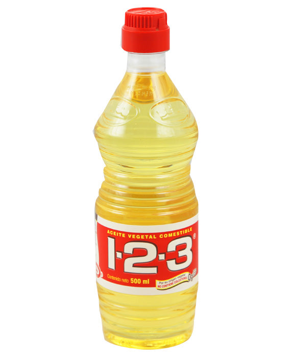 Aceite vegetal 1-2-3 500ml
