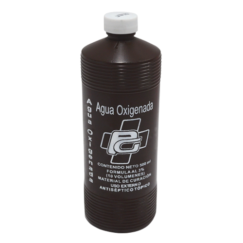 Agua oxigenada 500 ml.