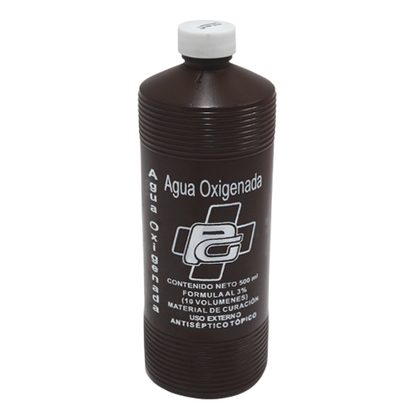Agua oxigenada 500 ml.