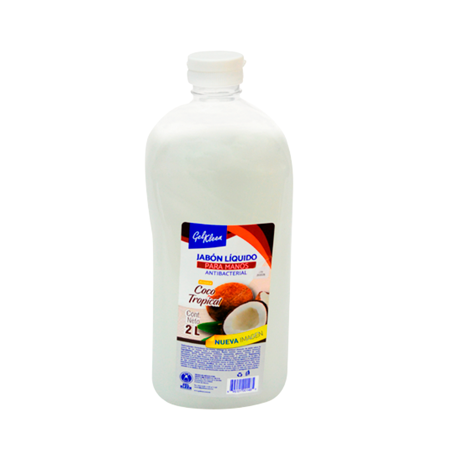 Jabón líquido para manos Gel Kleen coco de 2 Lts.