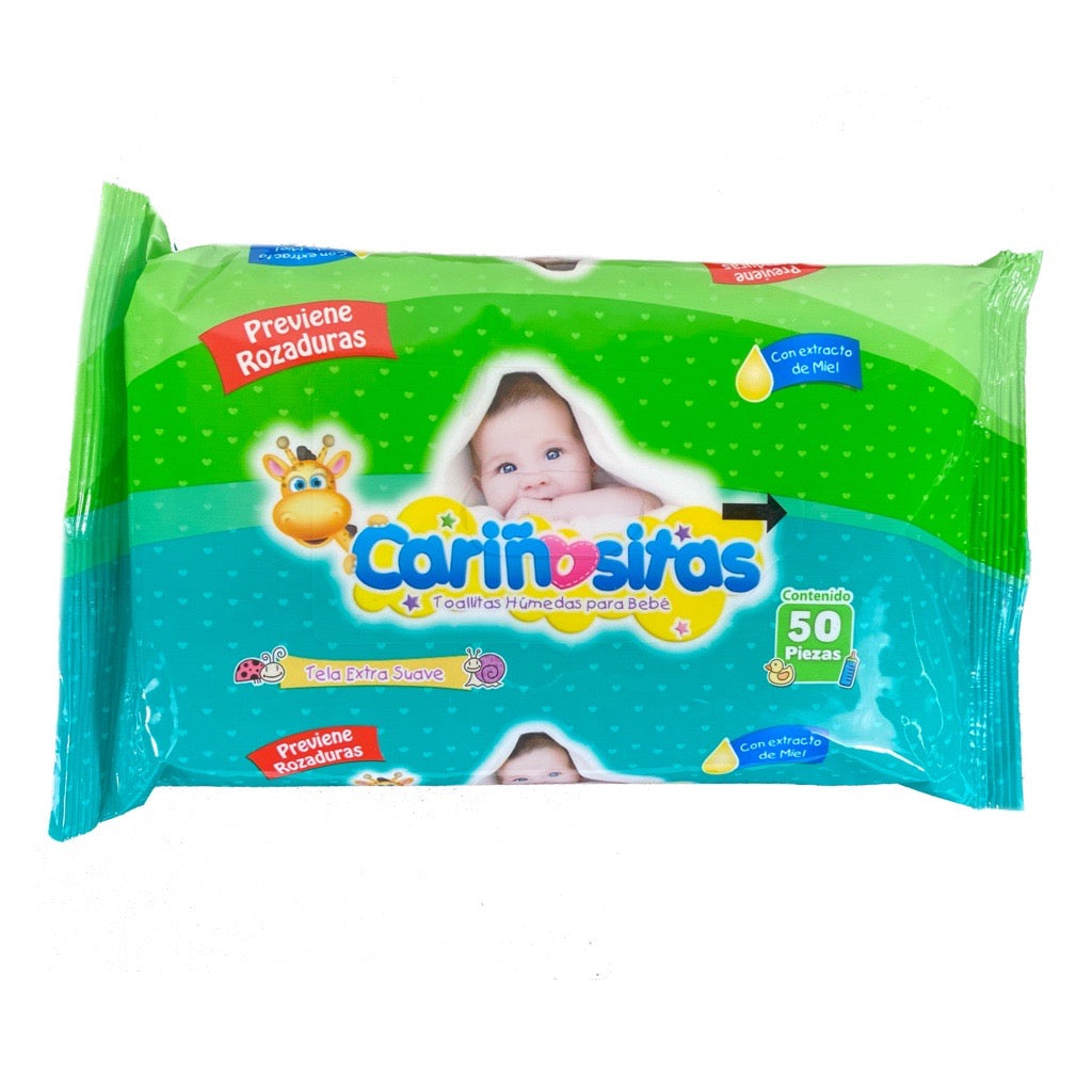 Toallitas húmedas para bebé Cariñositas con 50 pzas.