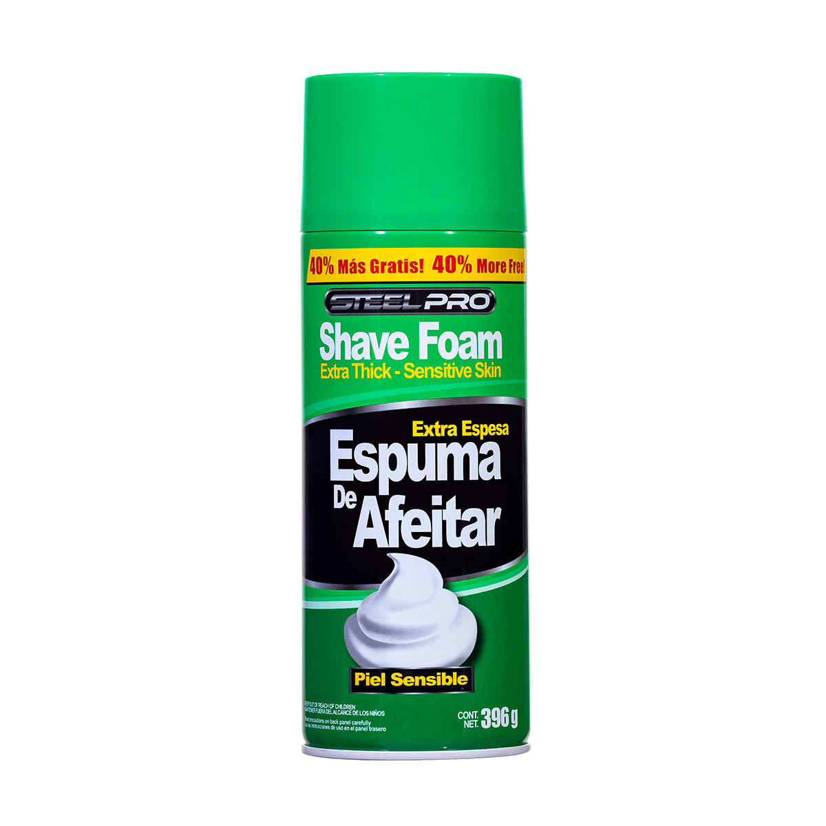 Espuma para afeitar piel sensible de 396 grs.